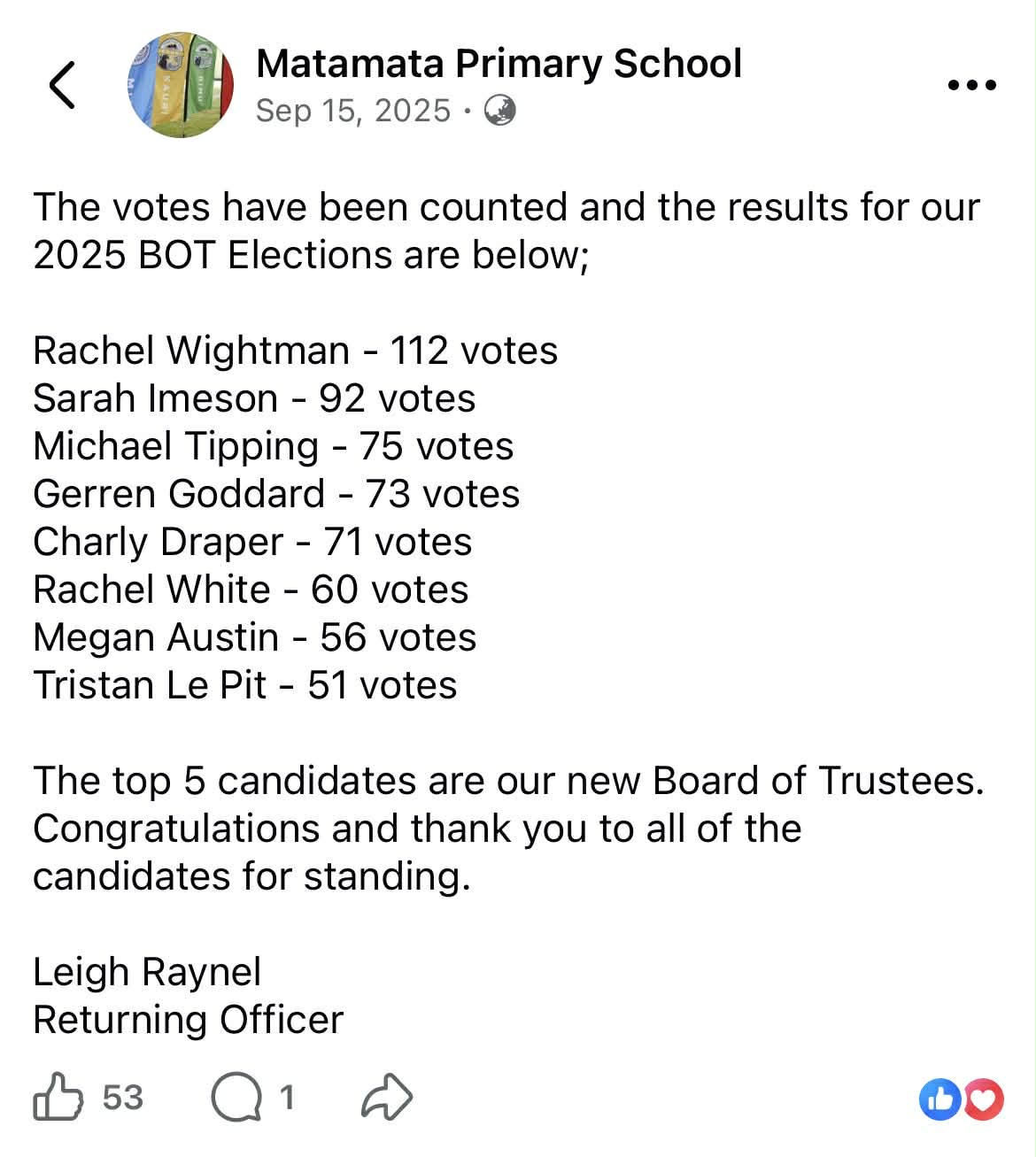 Board of Trustees meetin